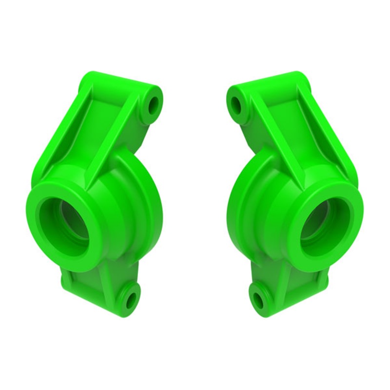 TRAXXAS 10752-GREEN  Carriers, stub axle (green) (rear) (left & right)