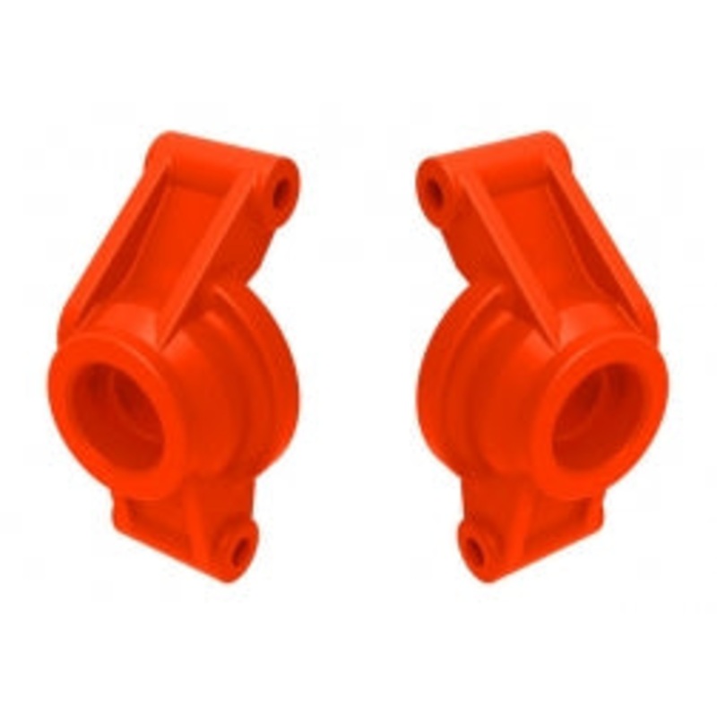 TRAXXAS 10752-RED Carriers, stub axle (red) (rear) (left & right)