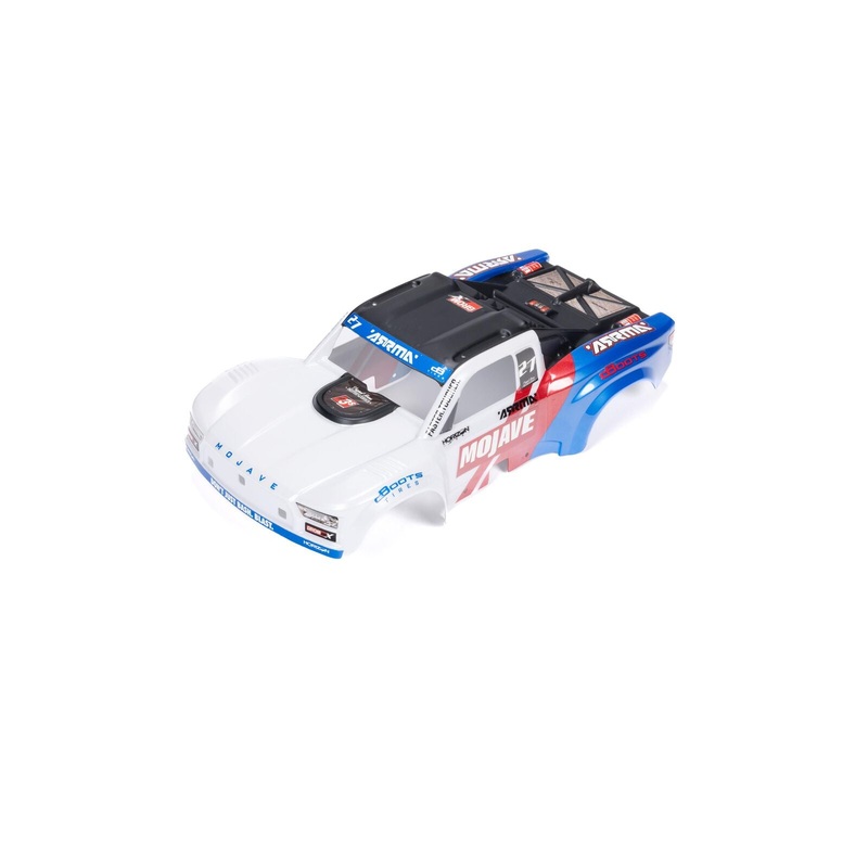ARRMA ARA-1565 MOJAVE GROM Body, White/Blue