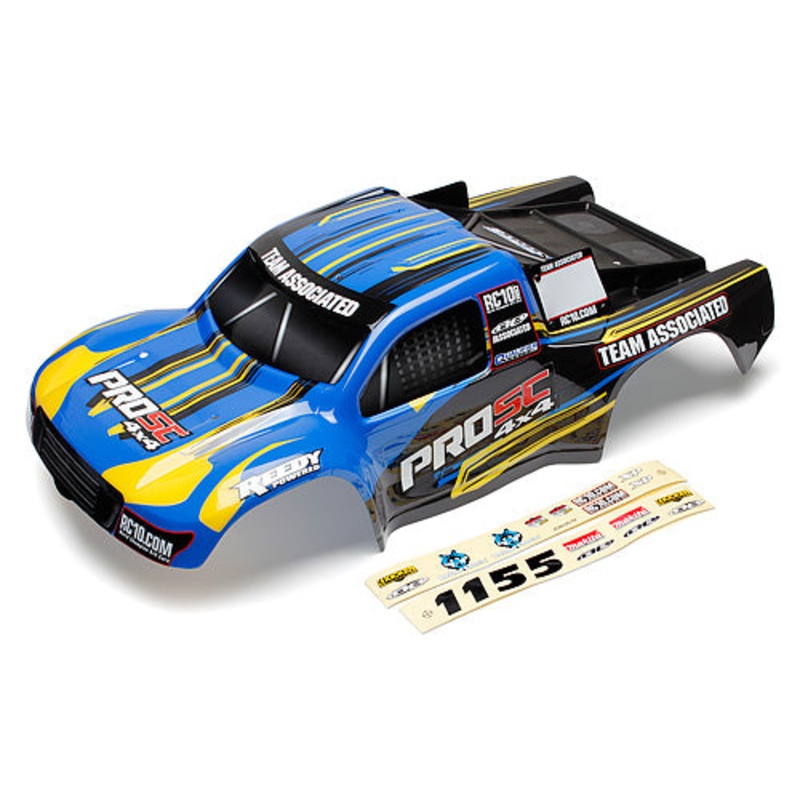 ASSOCIATED 7238 ProSC Body Blue/Yellow