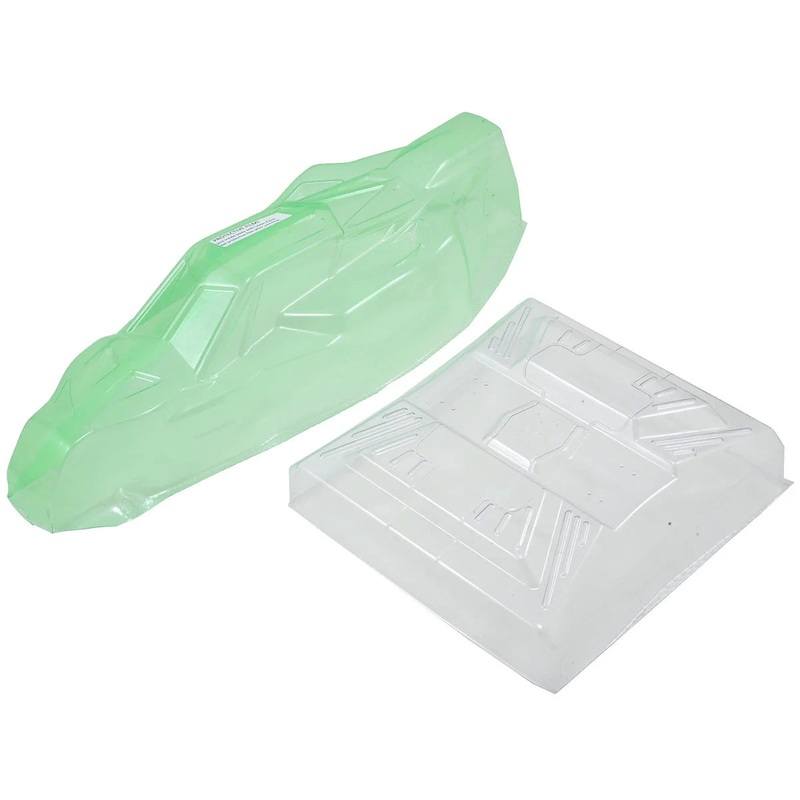 JCONCEPTS 0299L Lexan Body B5M Body w/6.5 Finnisher Rear Wing Light Weight