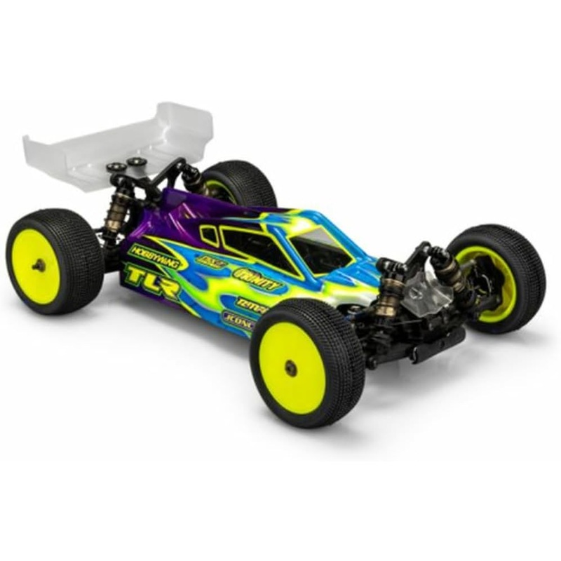 JCONCEPTS 0495 Losi 22X-4 "P2" 1/10 Buggy Body w/Carpet Wing (Clear)