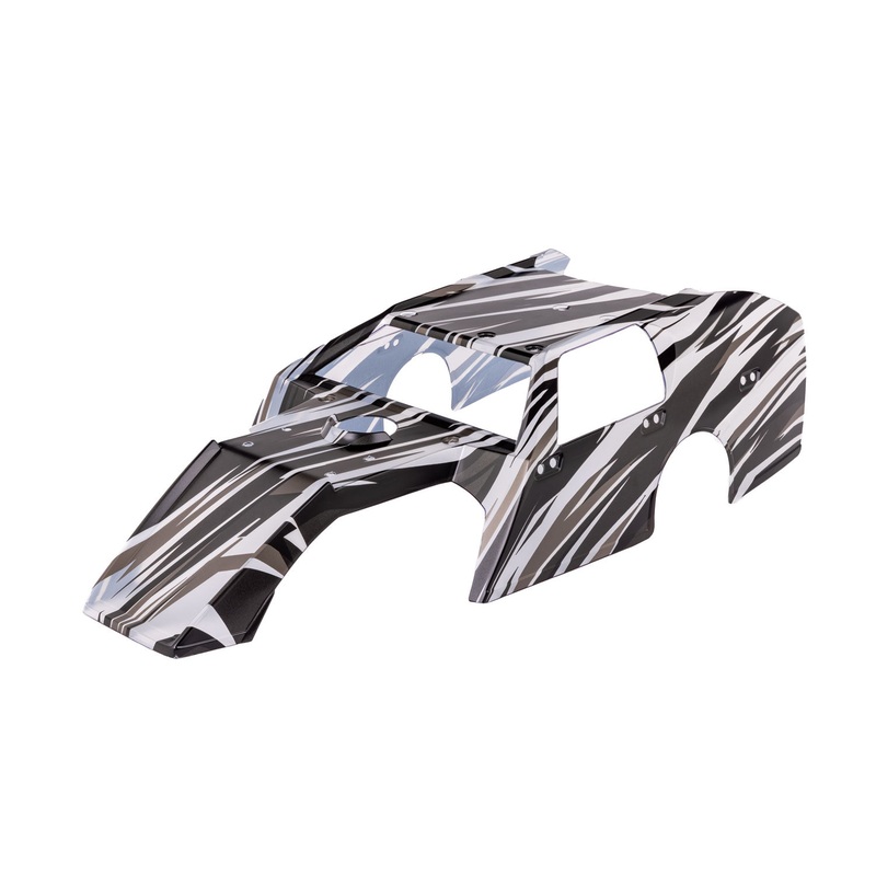 TRAXXAS 10411X Body, Slash Modified, ProGraphix (graphics are printed, requires paint & final color application)/ decal sheets