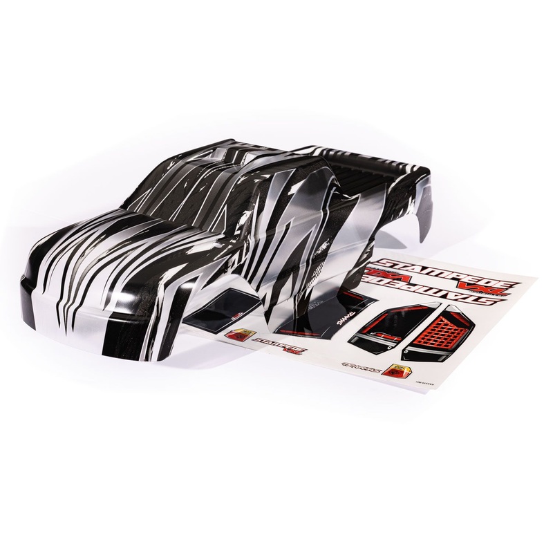 TRAXXAS 6729L Body, Stampede 4X4, ProGraphix (graphics are printed, requires paint & final color application)/ decal sheet