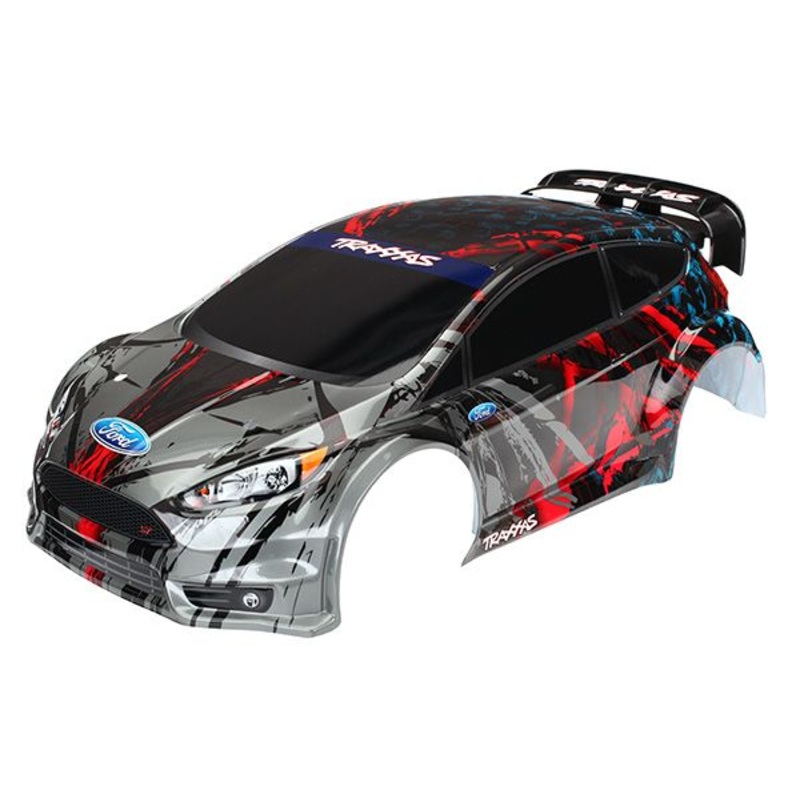 TRAXXAS 7416 Body, Ford Fiesta ST Rally (painted, decals applied)