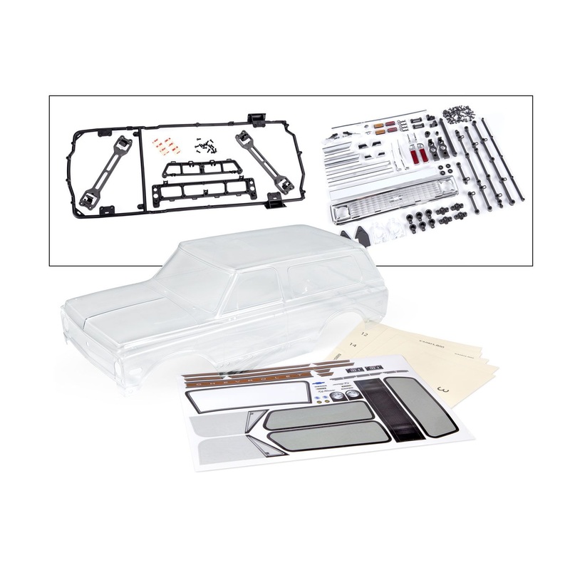 TRAXXAS 9130 Body, Chevrolet Blazer (1972) (clear, requires painting)