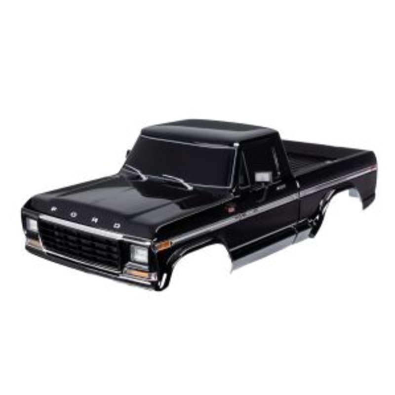 TRAXXAS 9230-BLK Body, Ford F-150 (1979), complete, black