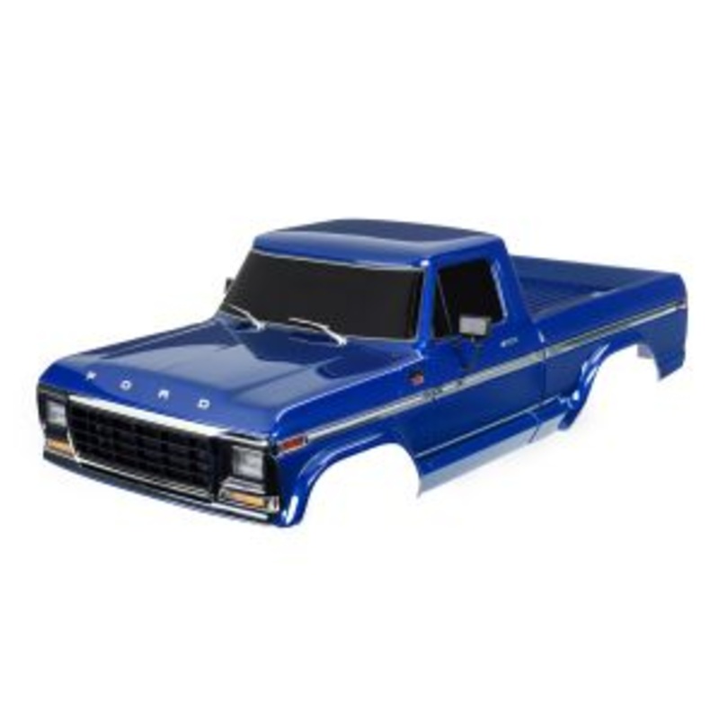 TRAXXAS 9230-BLUE Body, Ford F-150 (1979), complete, blue