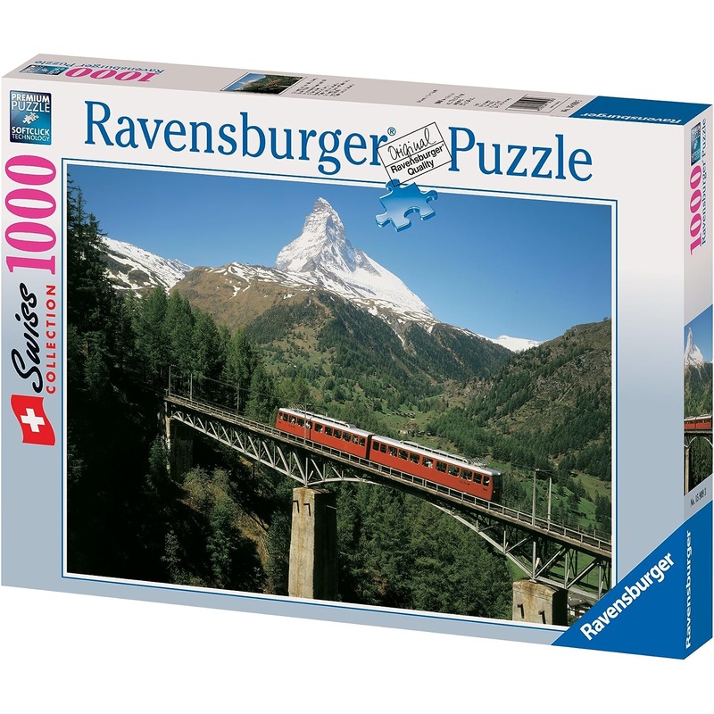 RAVENSBURGER 15909 1000PCS Matterhorn Train