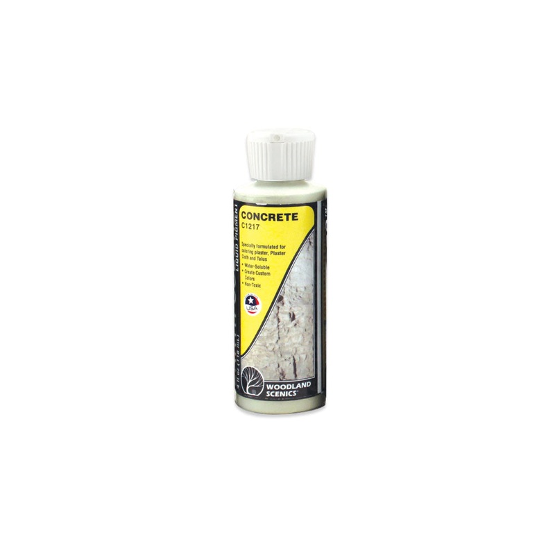 WOODLAND SCENICS C1217 Earth Color, Concrete 4oz