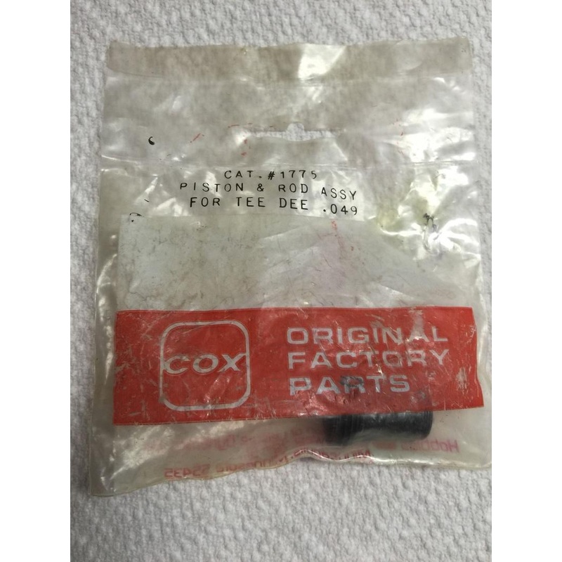 COX 1775 .049 Cylinder and Piston