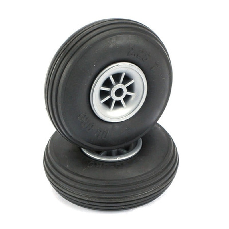 DUBRO 225T Treaded Wheels 2-1/4" (2)