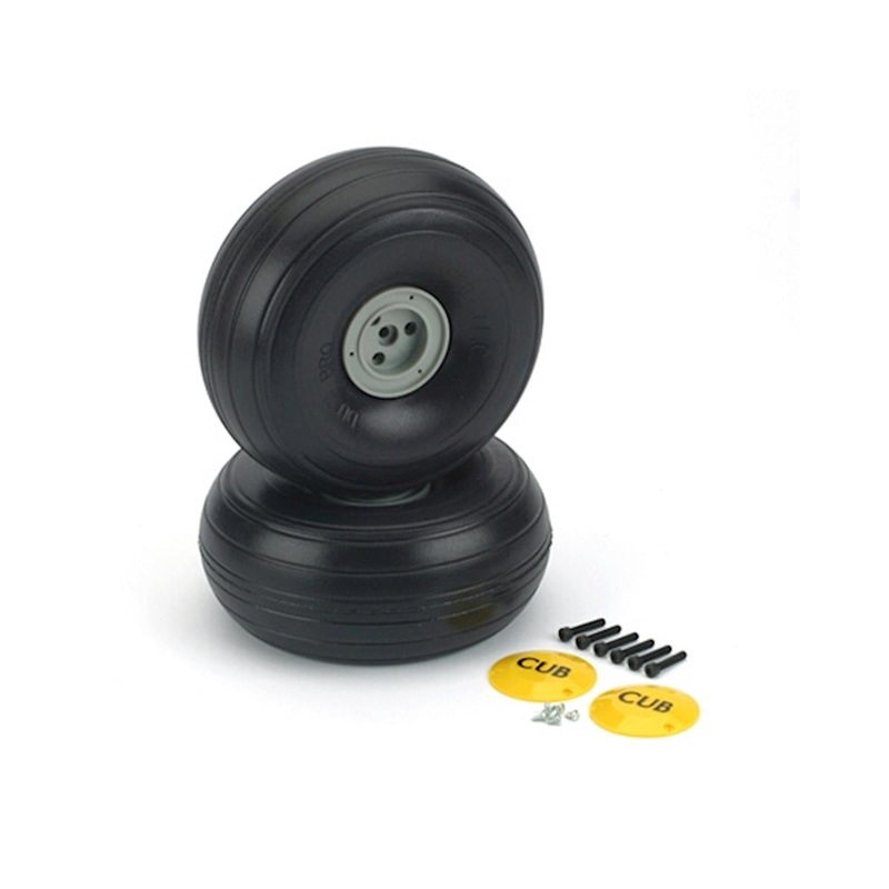 DUBRO 558TLC 1/3 Lightweight J-3 Cub Wheels (2)