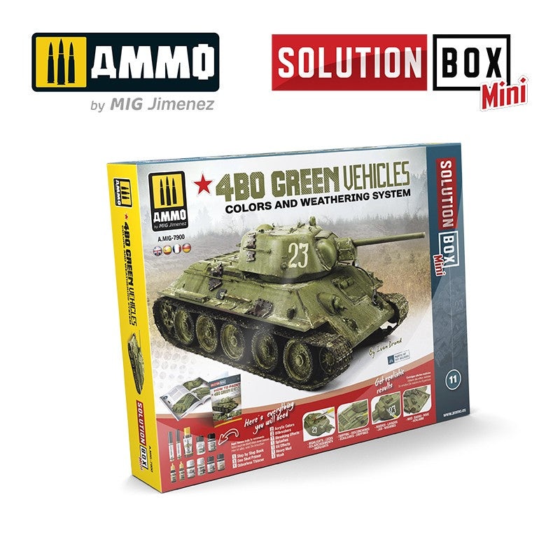 AMMO - SOLUTION BOX MINI - 4BO Russian Green Vehicles