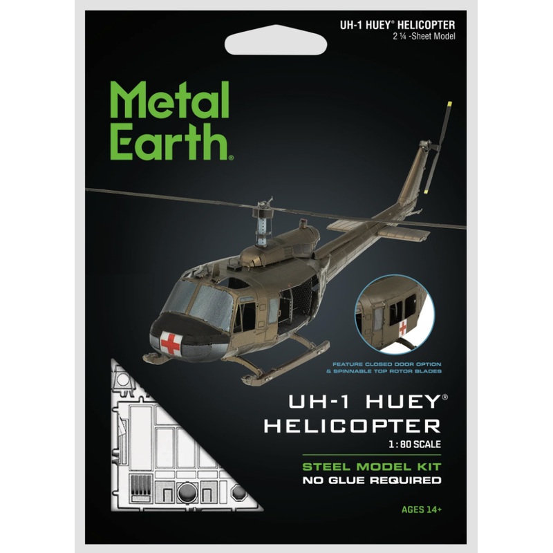 Metal Earth - UH-1 Huey Helicopter