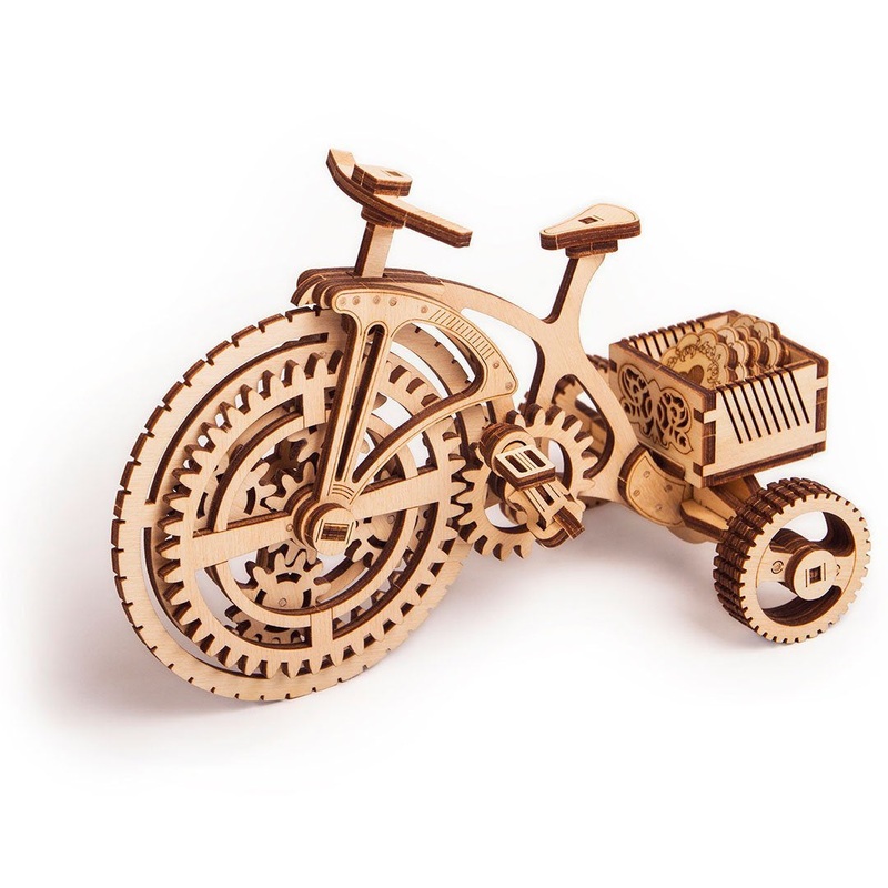 Wood Trick -Bicycle (3D Mechanical Puzzle)