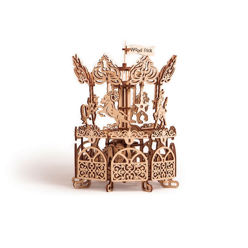 Wood Trick - Carousel (3D Mechanical Puzzle)