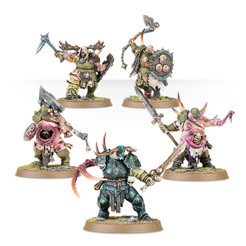 GW - Warhammer AOS Maggotkin Of Nurgle: Putrid Blightkings  (83-28)