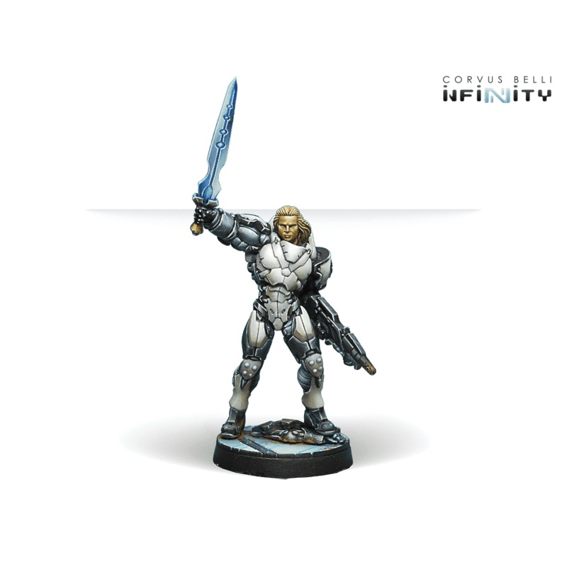 Infinity - ALEPH: Achilles v2 (Hoplite Armor) (Multi Rifle - CCW)