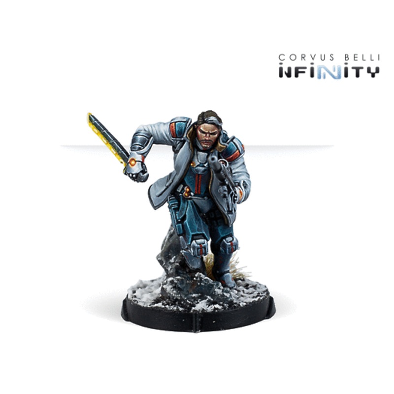 Infinity - NA2: John Hawkwood Merc Officer (K1 Marksman Rifle)