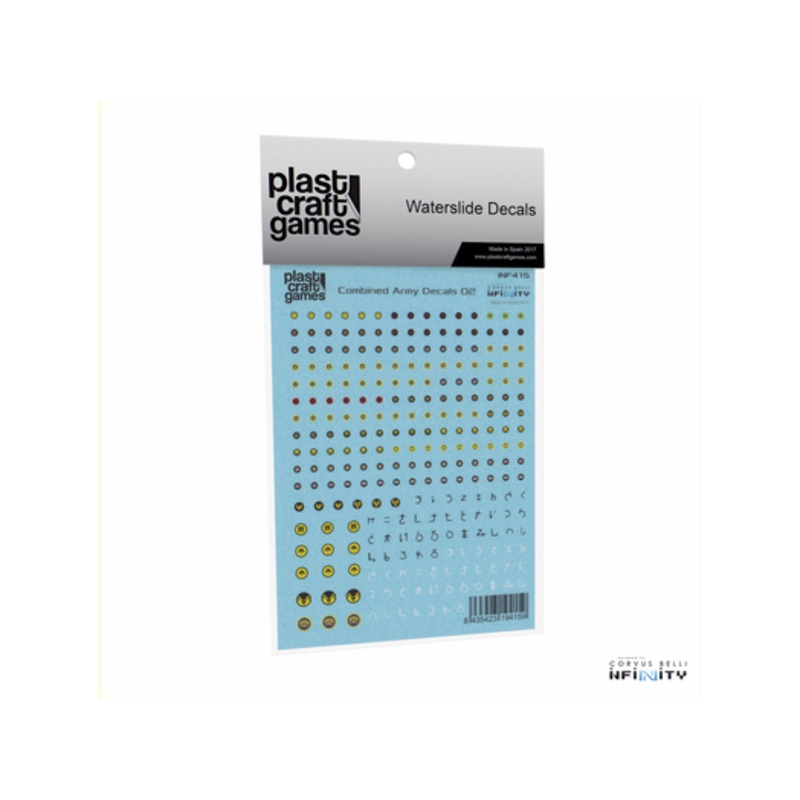 Plast Craft Games - Infinity Decals - Combined Army 02