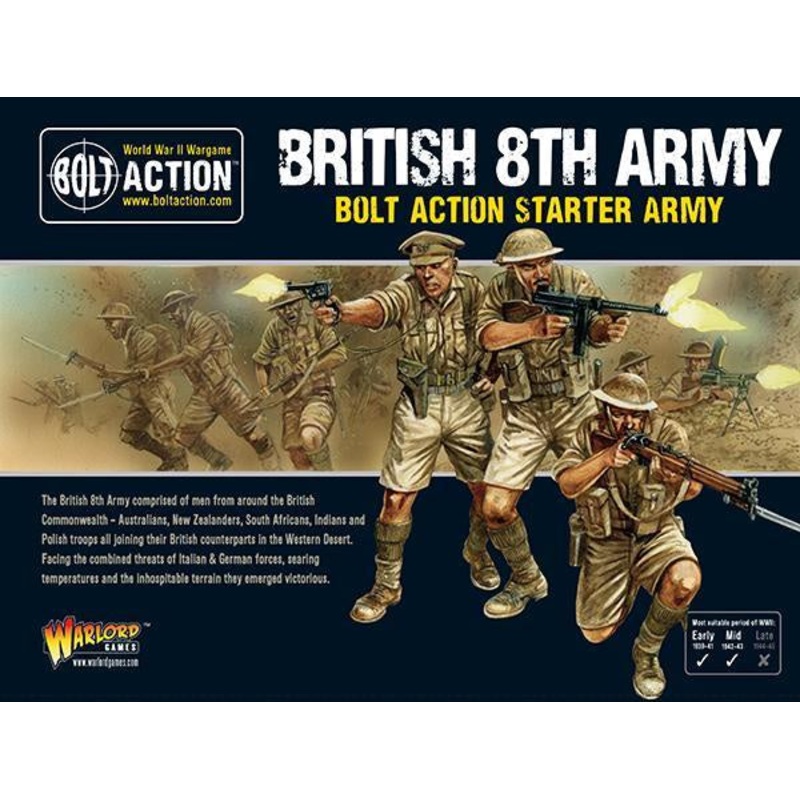 Warlord - Bolt Action  8th Army Starter Army