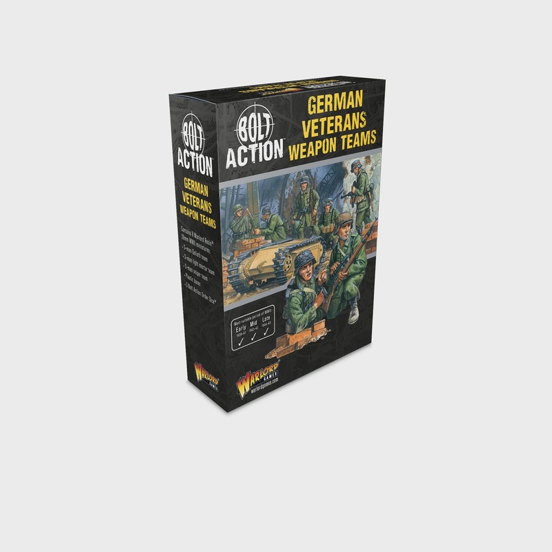 Warlord - Bolt Action German Veterans Weapon Teams