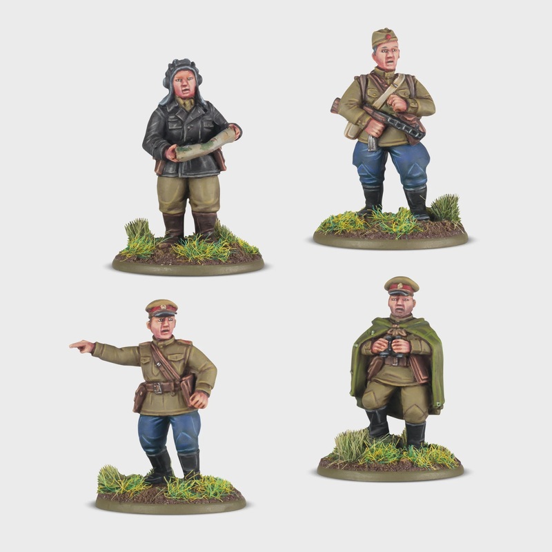 Warlord - Bolt Action  Soviet Army Platoon Commanders