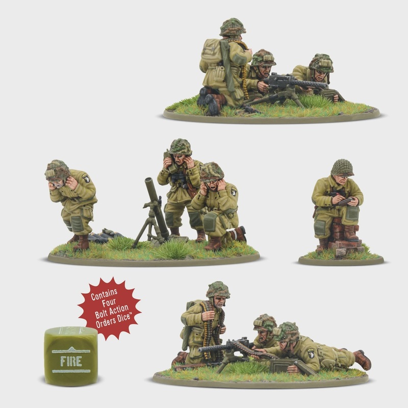 Warlord - Bolt Action  US Airborne (D-Day) Platoon Heavy Weapons Platoon