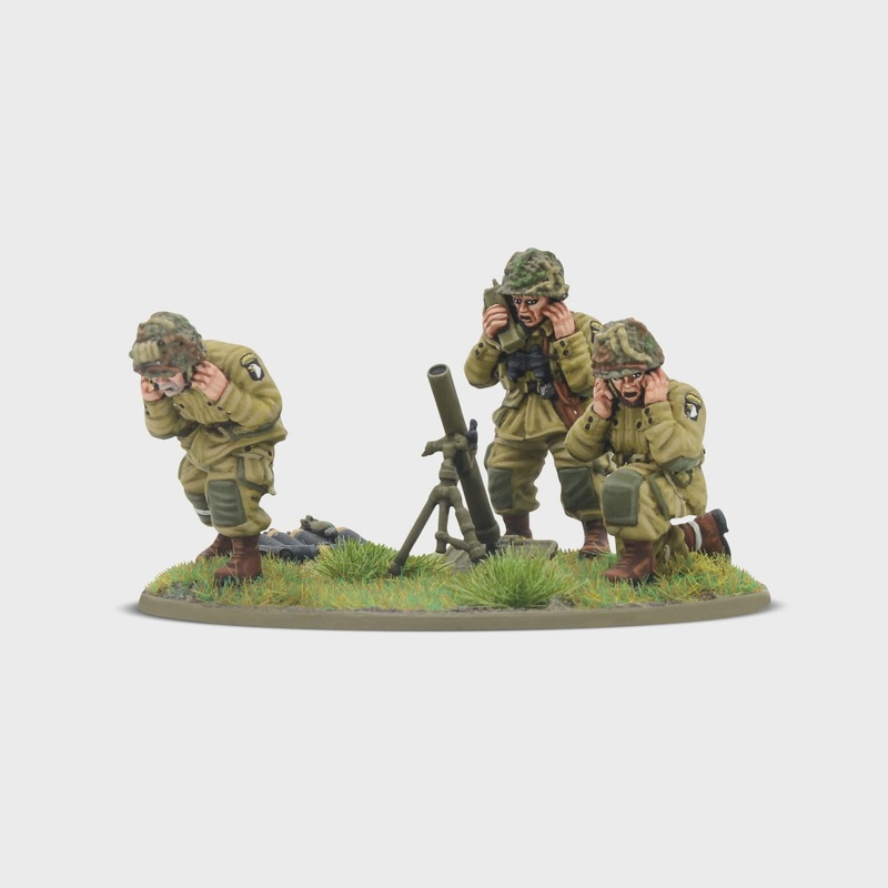 Warlord - Bolt Action  US Airborne (D-Day) Platoon Medium Mortar Team