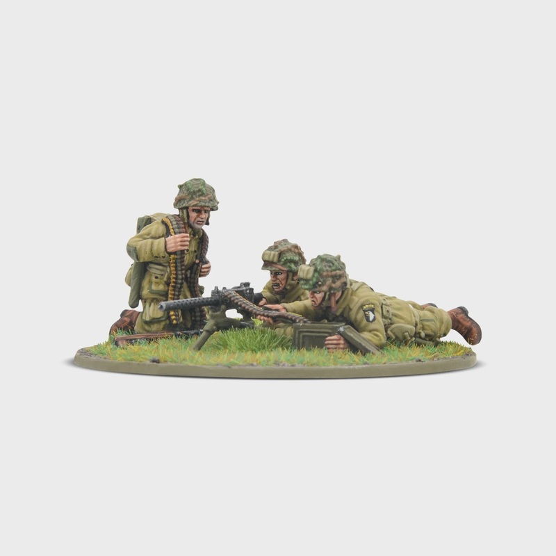Warlord - Bolt Action  US Airborne (D-Day) Platoon MMG Team