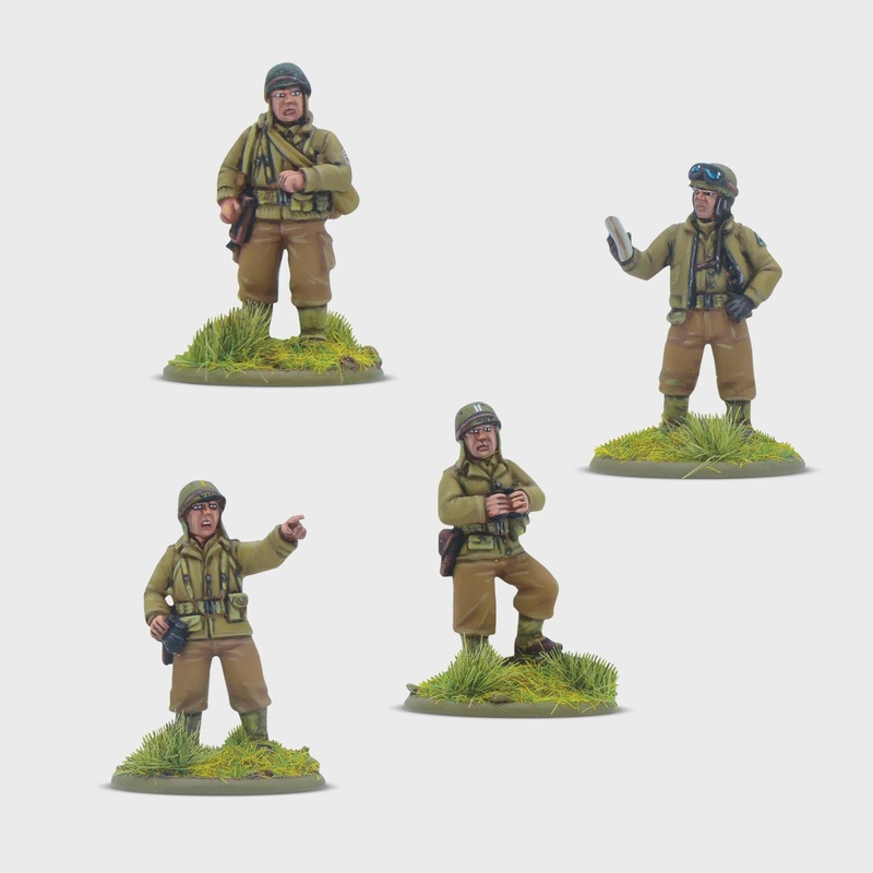 Warlord - Bolt Action  US Army Platoon Commanders
