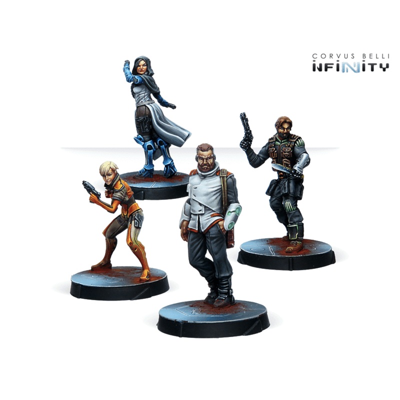Infinity - Civilians: Agents of the Human Sphere. (RPG Characters set)