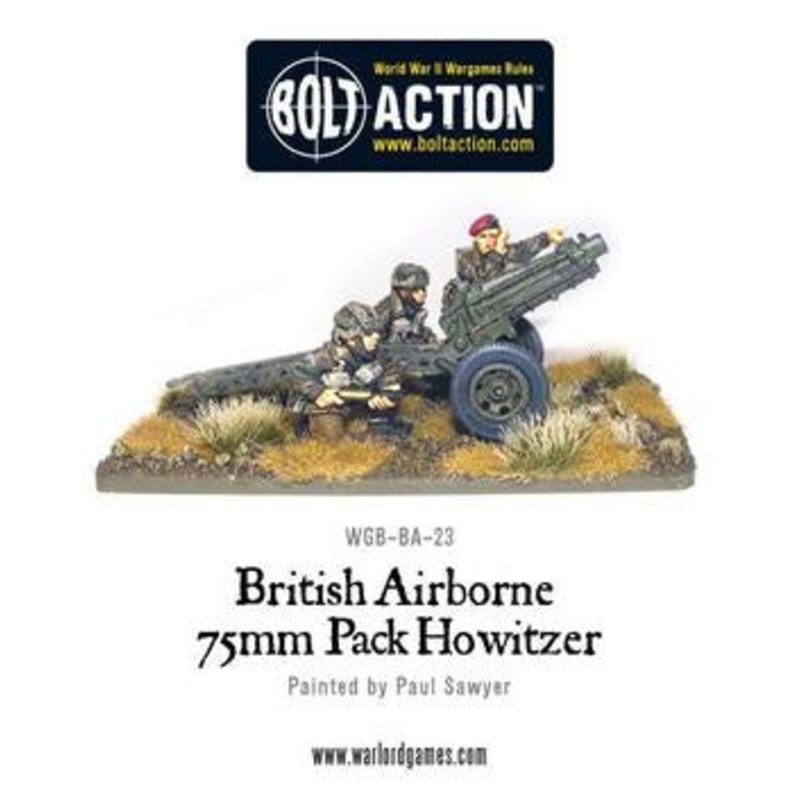 Warlord - Bolt Action  British Airborne 75mm Pack Howitzer & Crew