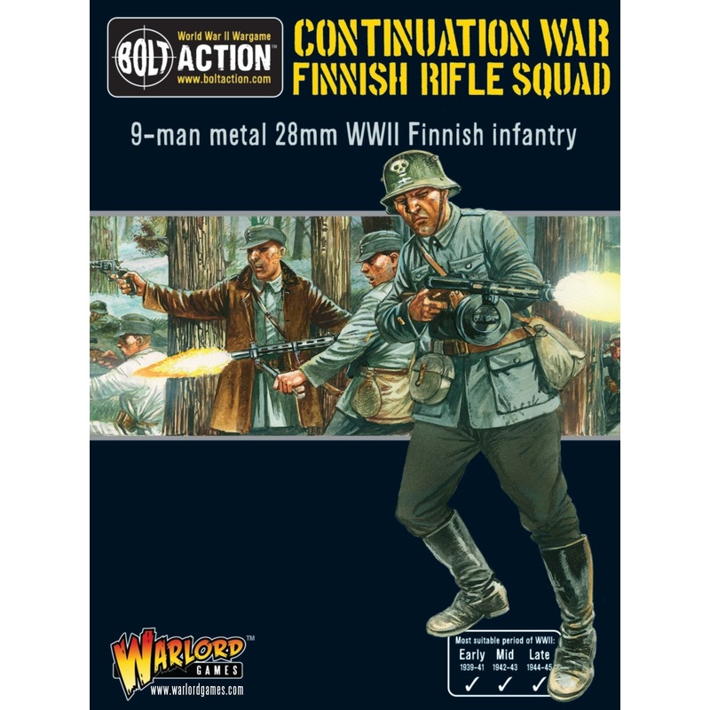 Warlord - Bolt Action  Finnish Infantry Section