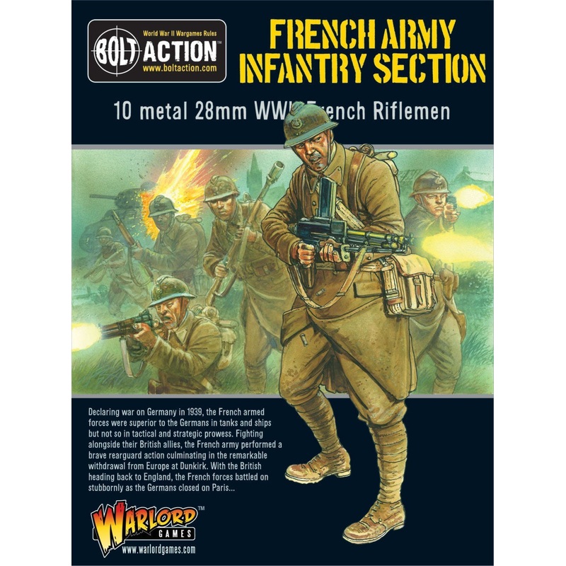 Warlord - Bolt Action  French Army Infantry Section