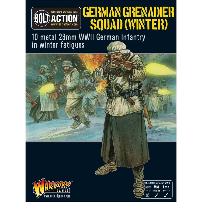 Warlord - Bolt Action  German Grenadiers in Winter Clothing