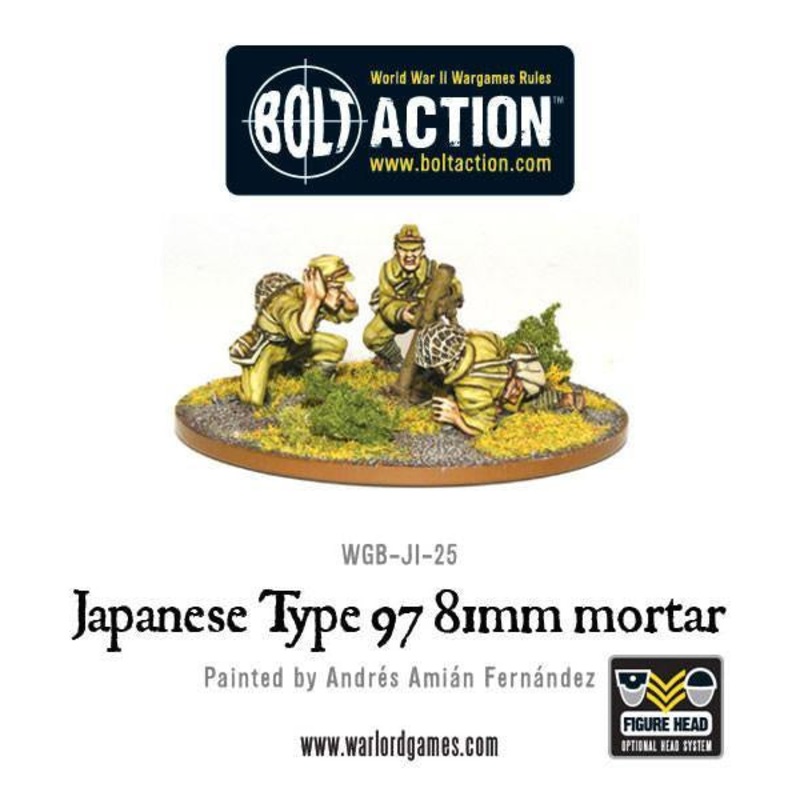 Warlord - Bolt Action  Imperial Japanese 81mm Mortar