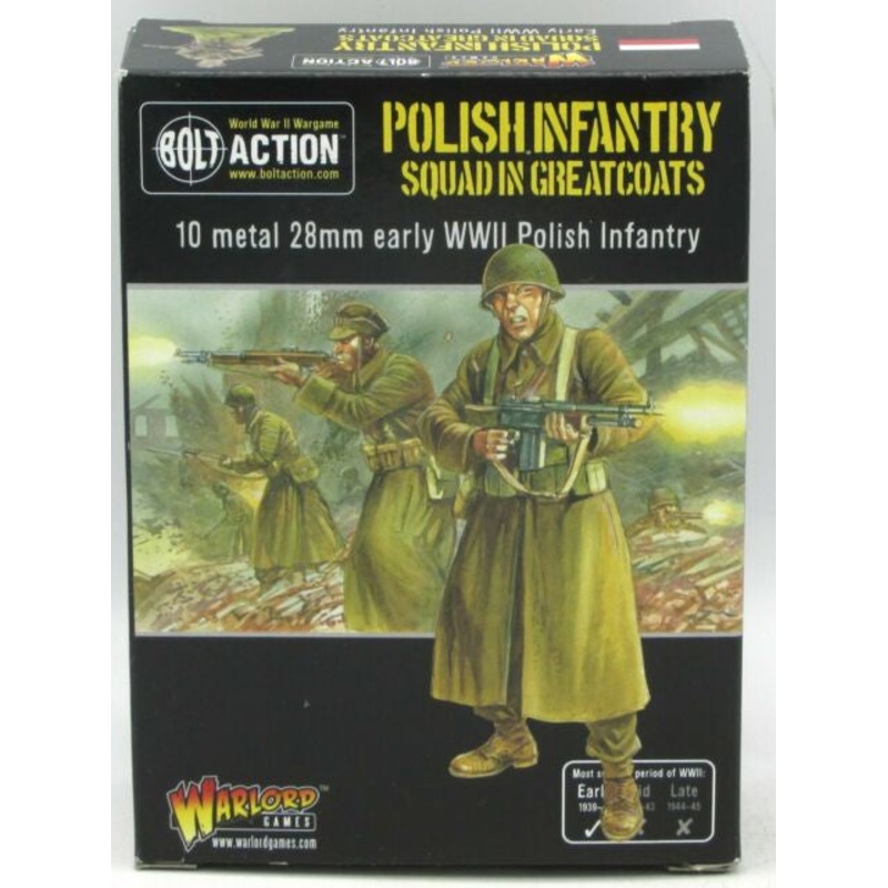 Warlord - Bolt Action  Polish Infantry Squad in Greatcoats