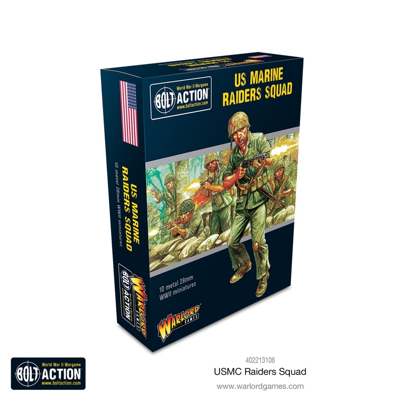 Warlord - Bolt Action  US Marine Raider Squad