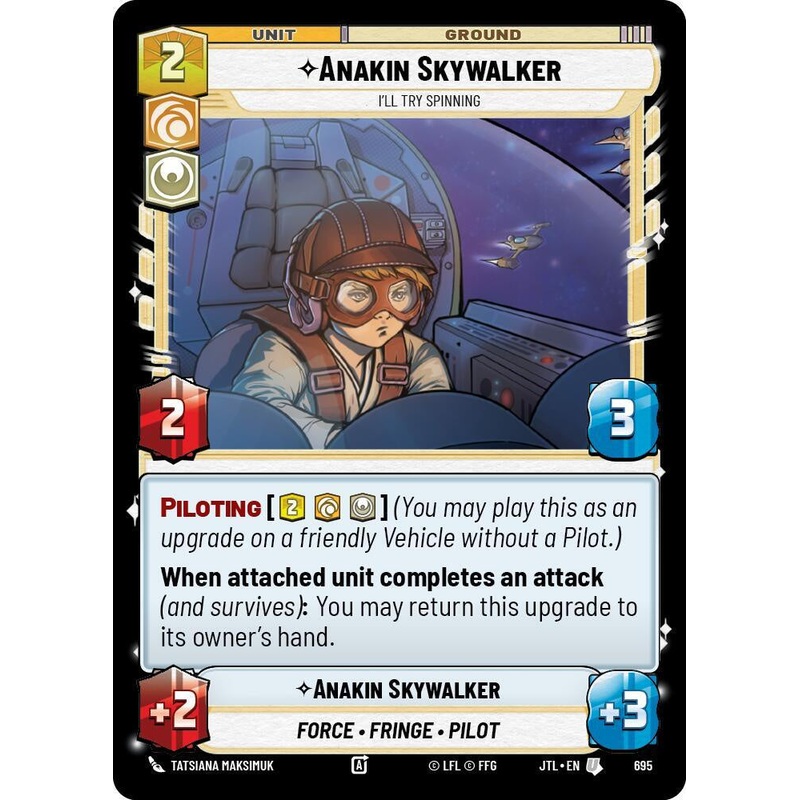 SWU - Anakin Skywalker - I'll Try Spinning  (695) (Foil)