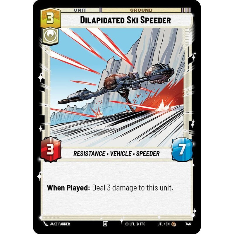 SWU - Dilapidated Ski Speeder  (746) (Foil)