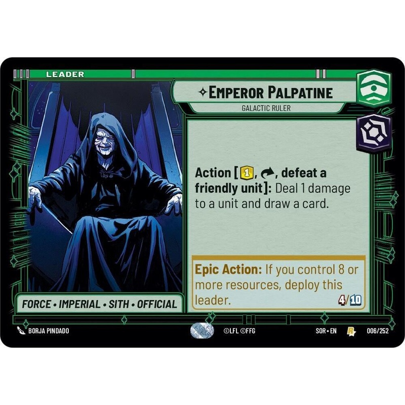 SWU - Emperor Palpatine - Galactic Ruler (006/252)