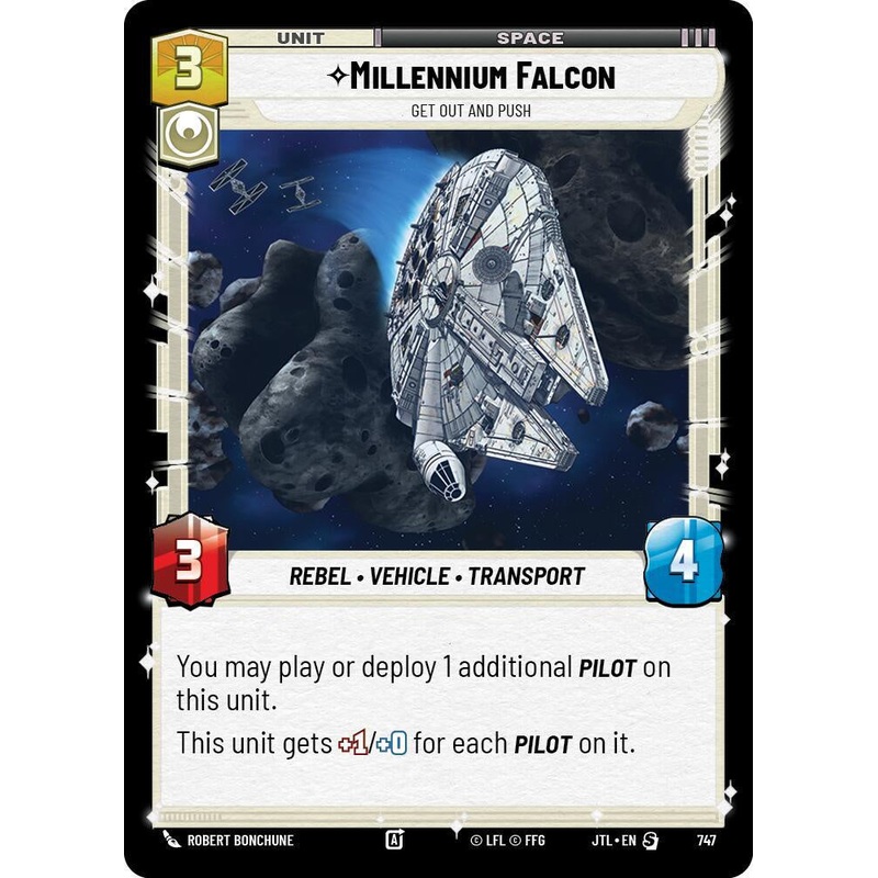 SWU - Millennium Falcon - Get Out And Push  (747) (Foil)