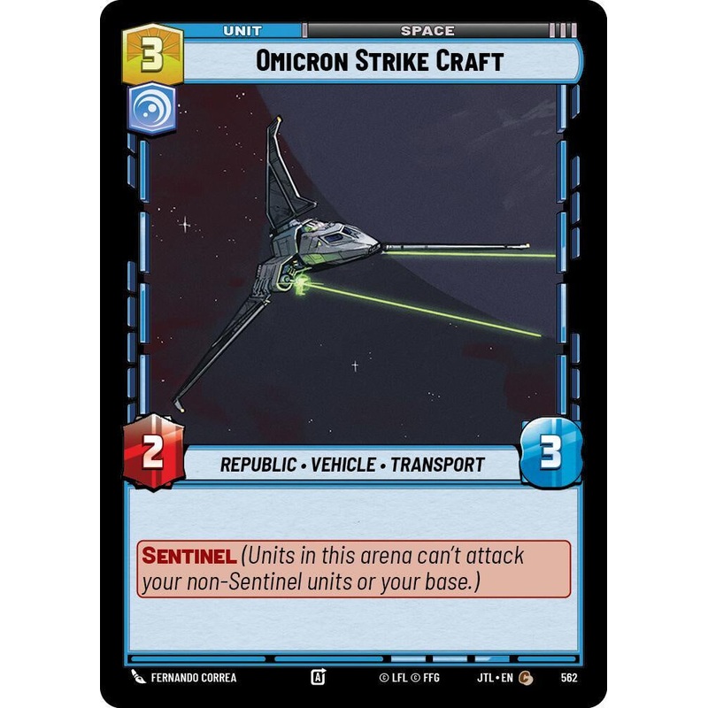 SWU - Omicron Strike Craft  (562) (Foil)