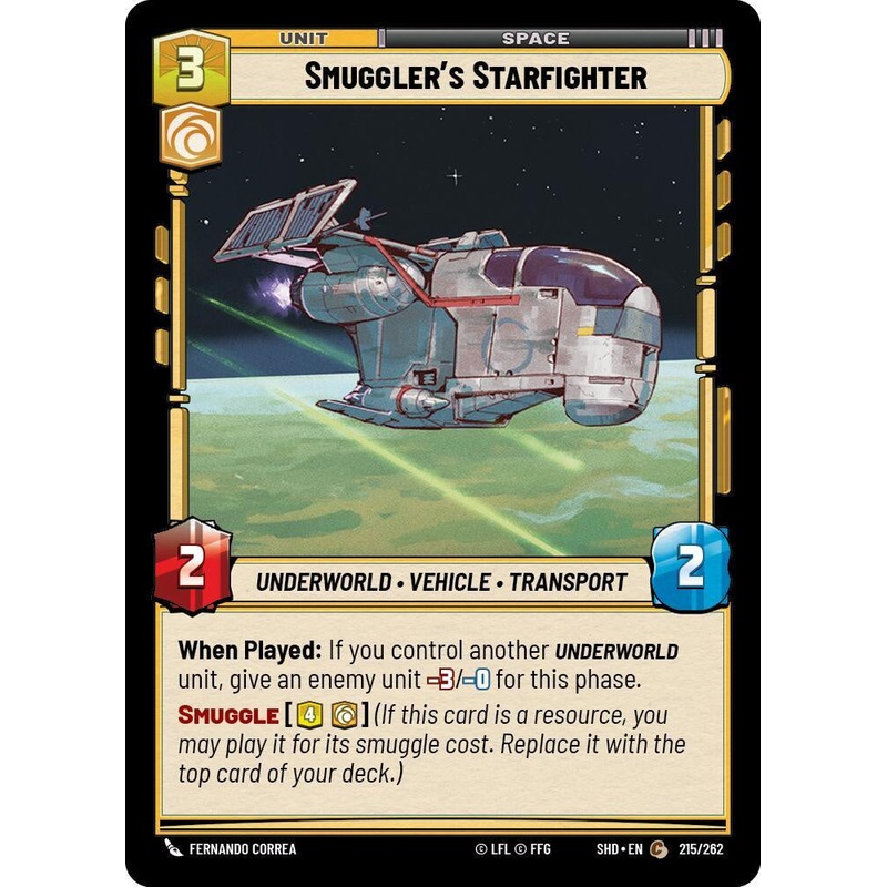 SWU - Smuggler's Starfighter (215/262) (Foil)