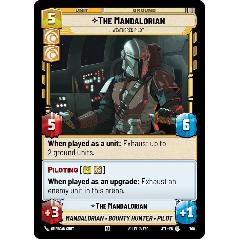SWU - The Mandalorian - Weathered Pilot  (708) (Foil)