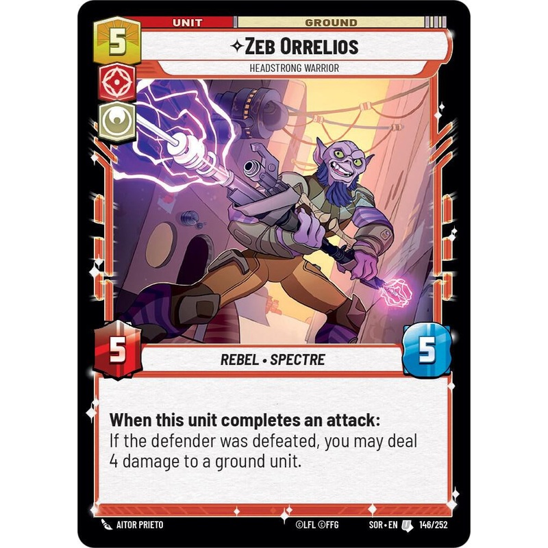SWU - Zeb Orrelios - Headstrong Warrior (146/252)
