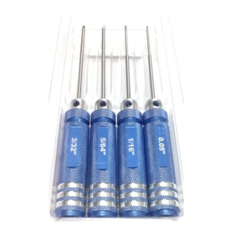 Ace - Hex Drivers Imperial (050, 1/16", 5/64" & 3/32")  Blue