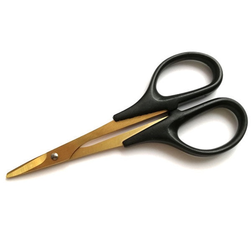 Details - Curved Scissors - Ti-Coated